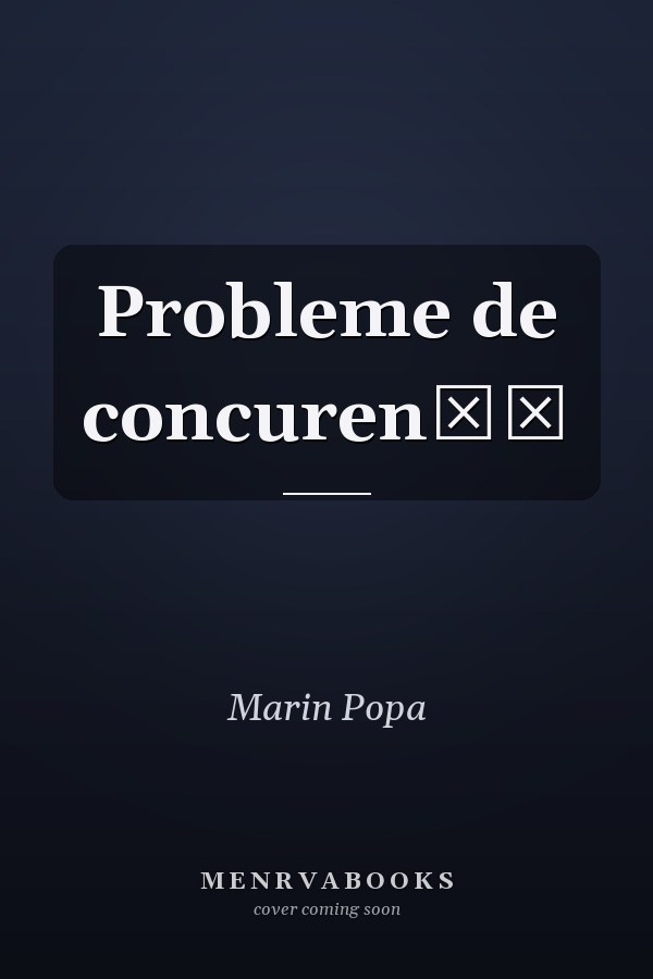 Probleme de concurenţă