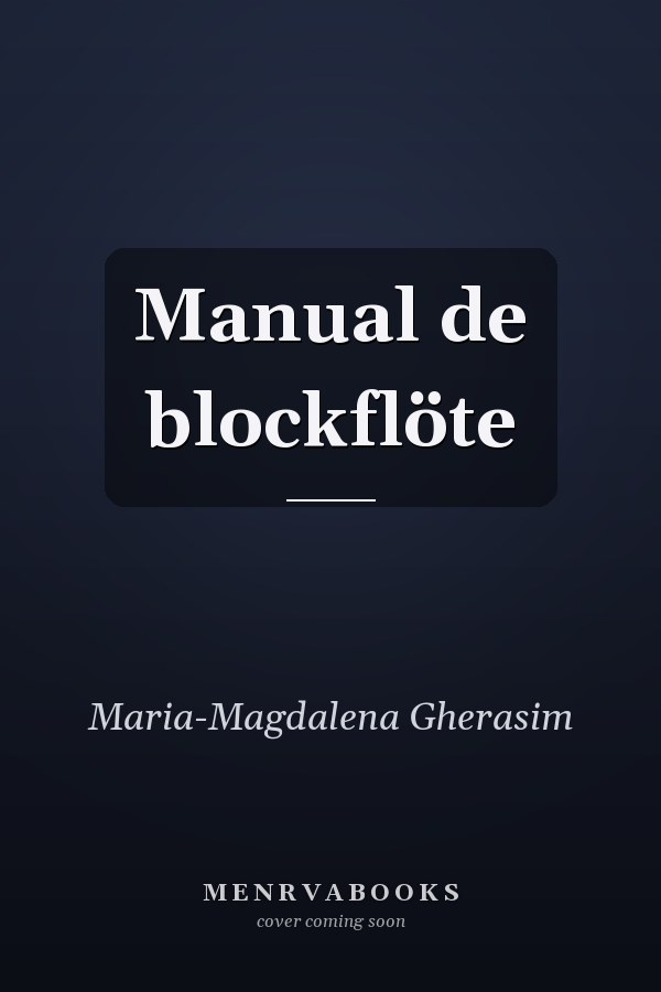 Manual de blockflöte