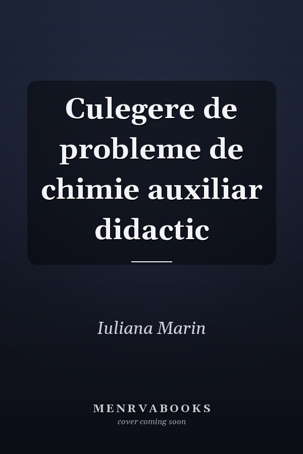 Culegere de probleme de chimie auxiliar didactic