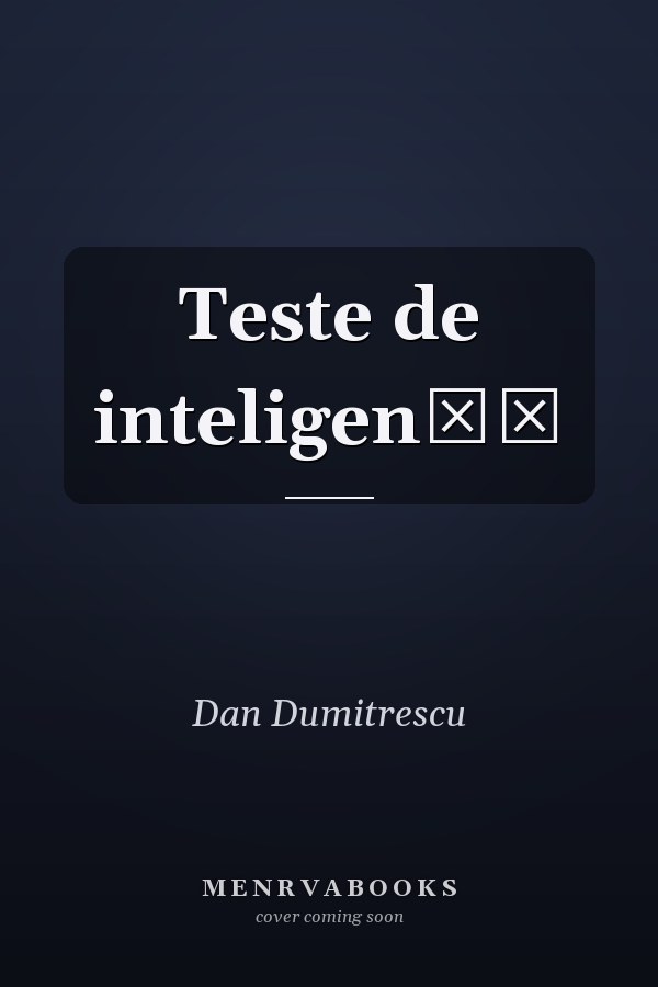 Teste de inteligenţă