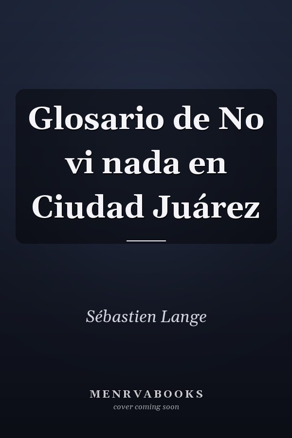 Glosario de No vi nada en Ciudad Juárez
