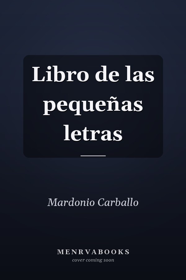 Libro de las pequeñas letras