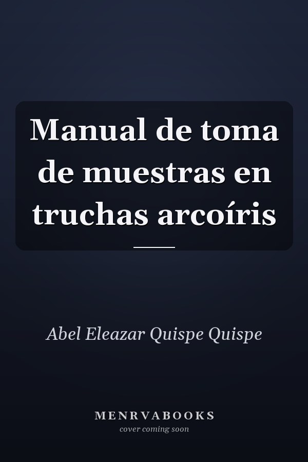 Manual de toma de muestras en truchas arcoíris