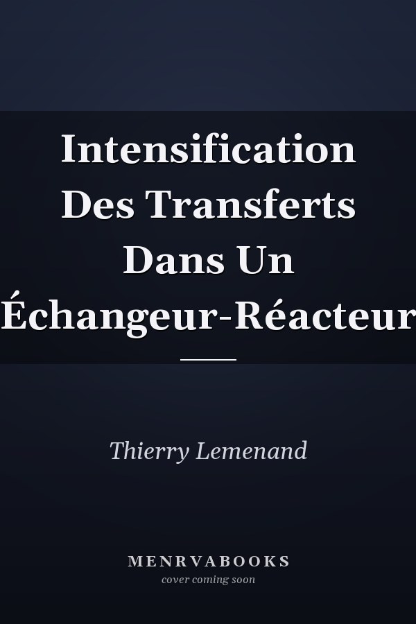 Intensification Des Transferts Dans Un Échangeur-Réacteur