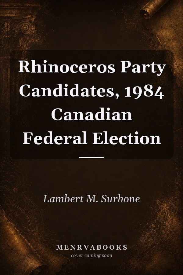 Rhinoceros Party Candidates, 1984 Canadian Federal Election