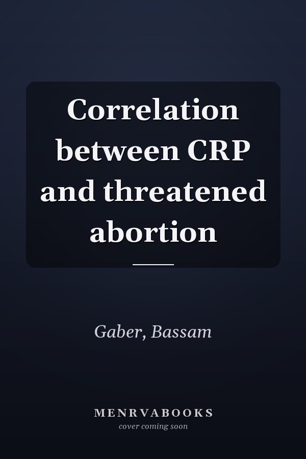 Correlation between CRP and threatened abortion