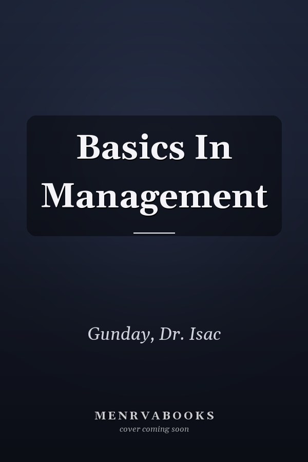 Basics In Management