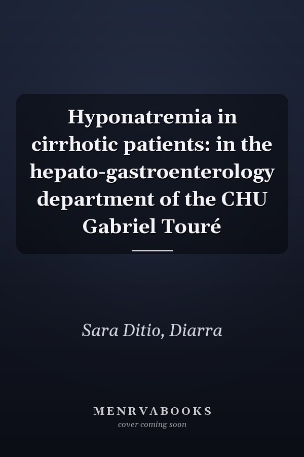 Hyponatremia in cirrhotic patients: in the hepato-gastroenterology department of the CHU Gabriel Touré