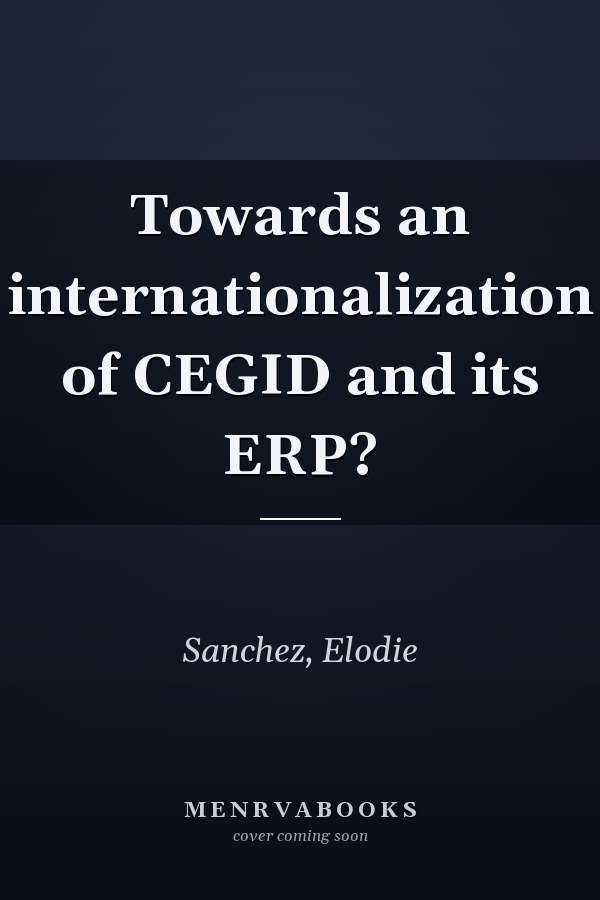 Towards an internationalization of CEGID and its ERP?