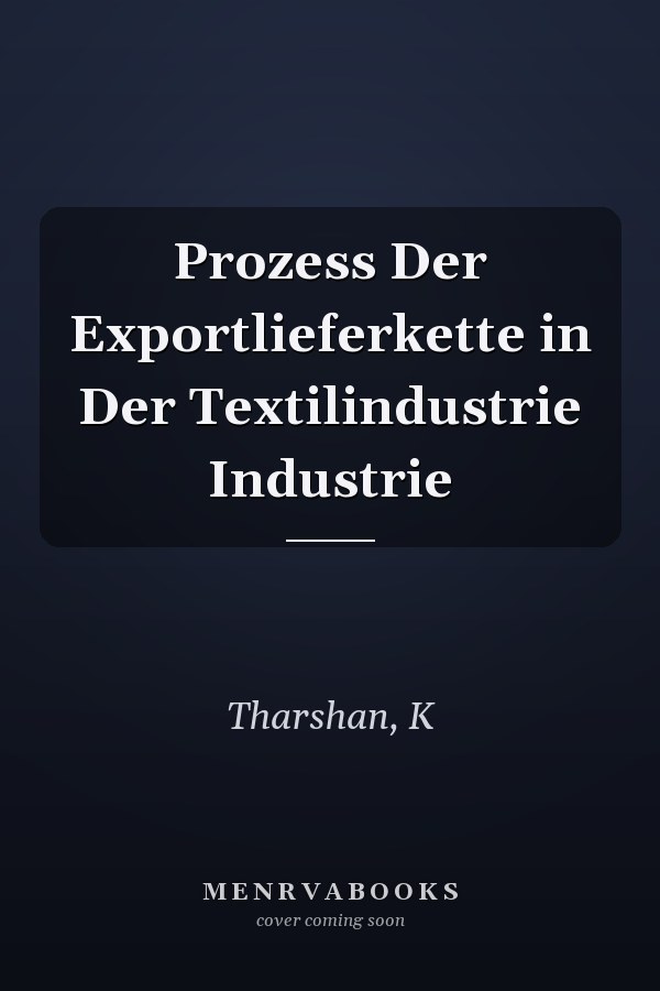 Prozess Der Exportlieferkette in Der Textilindustrie Industrie
