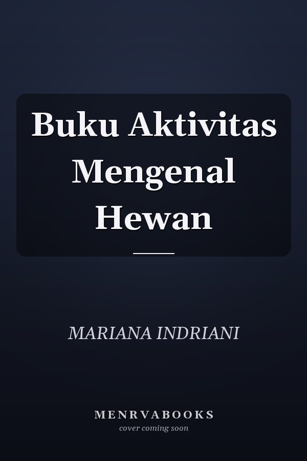 Buku Aktivitas Mengenal Hewan