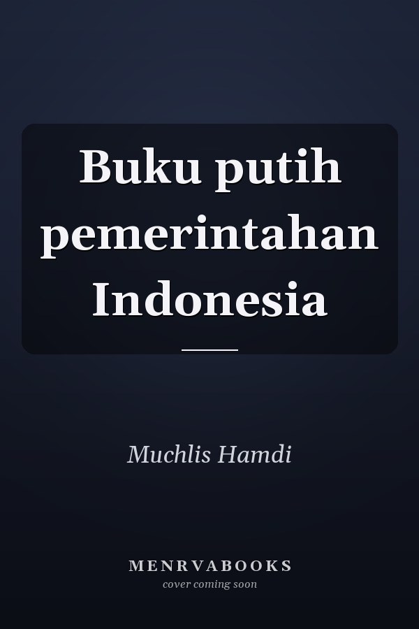 Buku putih pemerintahan Indonesia