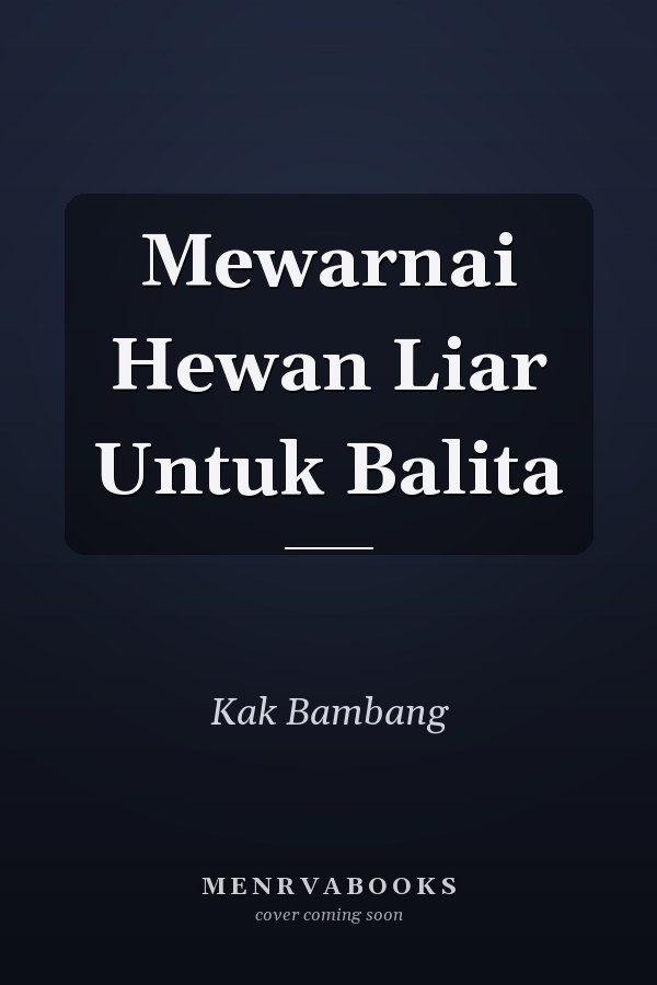 Mewarnai Hewan Liar Untuk Balita