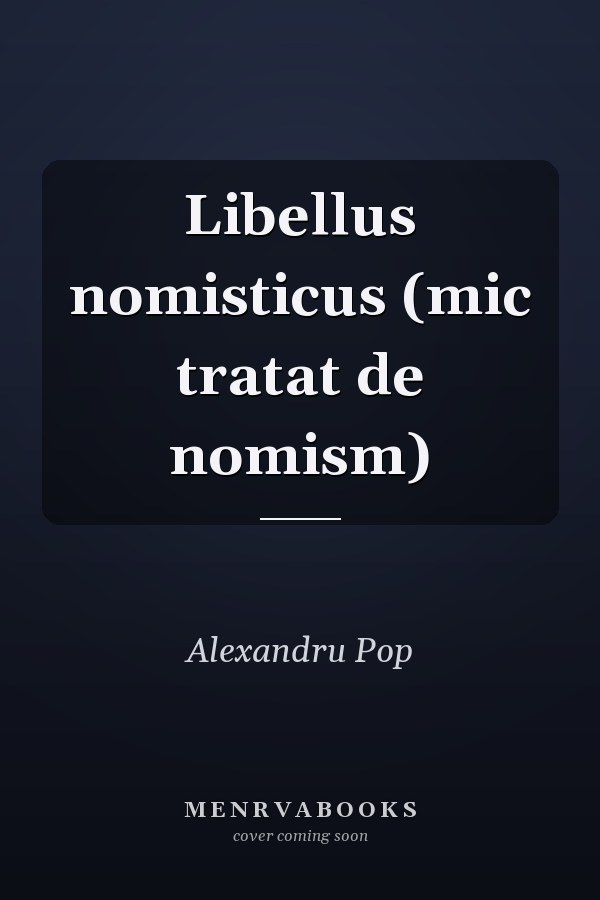 Libellus nomisticus (mic tratat de nomism)