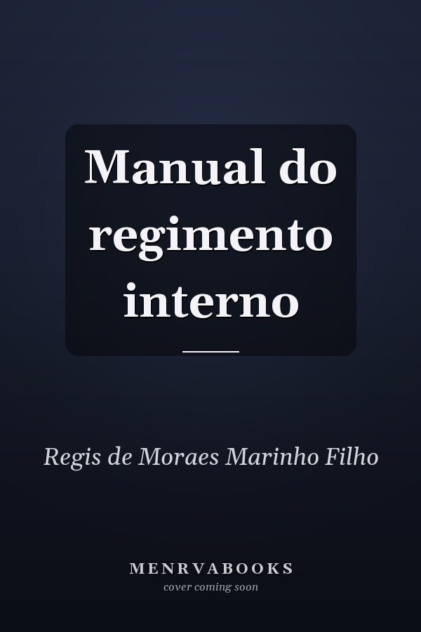 Manual do regimento interno