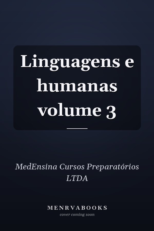 Linguagens e humanas volume 3
