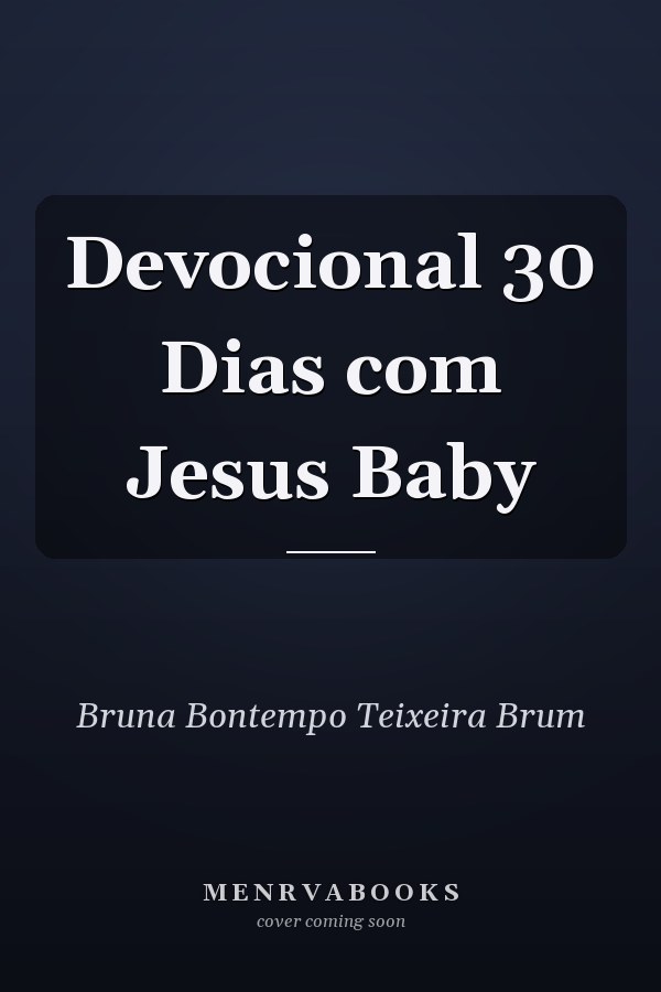 Devocional 30 Dias com Jesus Baby