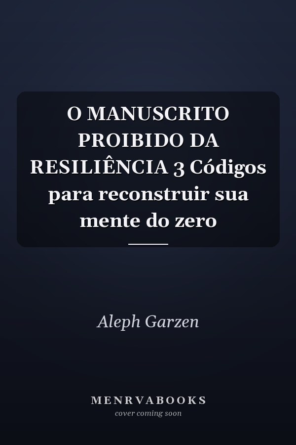 O MANUSCRITO PROIBIDO DA RESILIÊNCIA 3 Códigos para reconstruir sua mente do zero