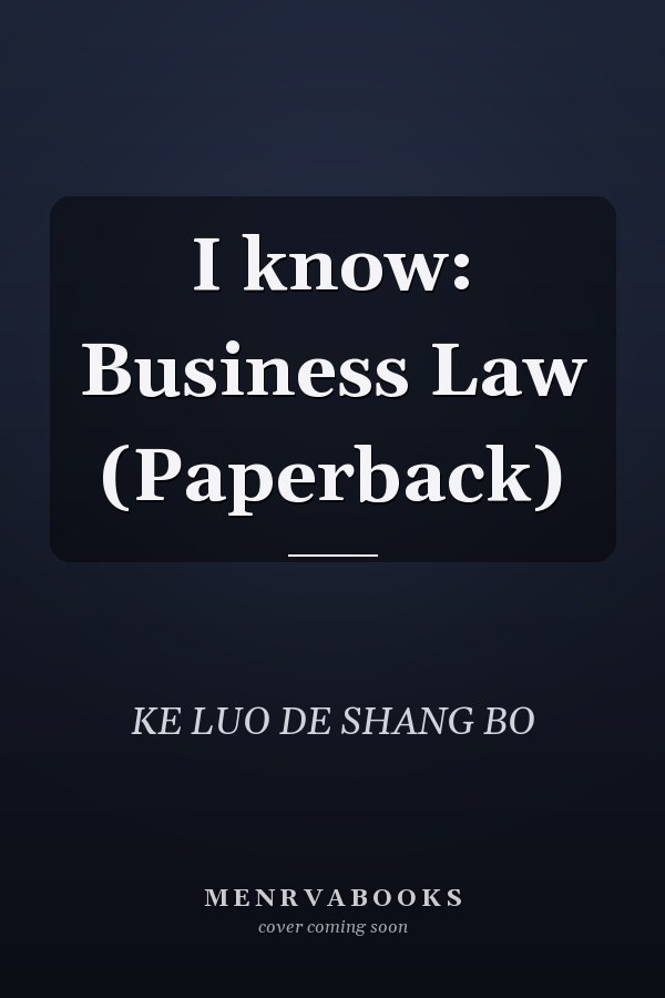 I know: Business Law (Paperback)