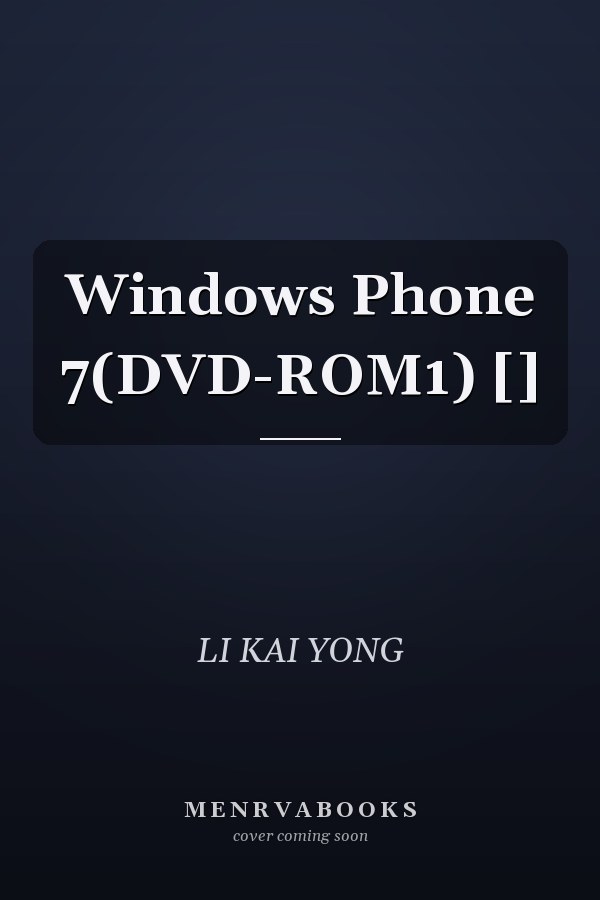 Windows Phone 7(DVD-ROM1) []