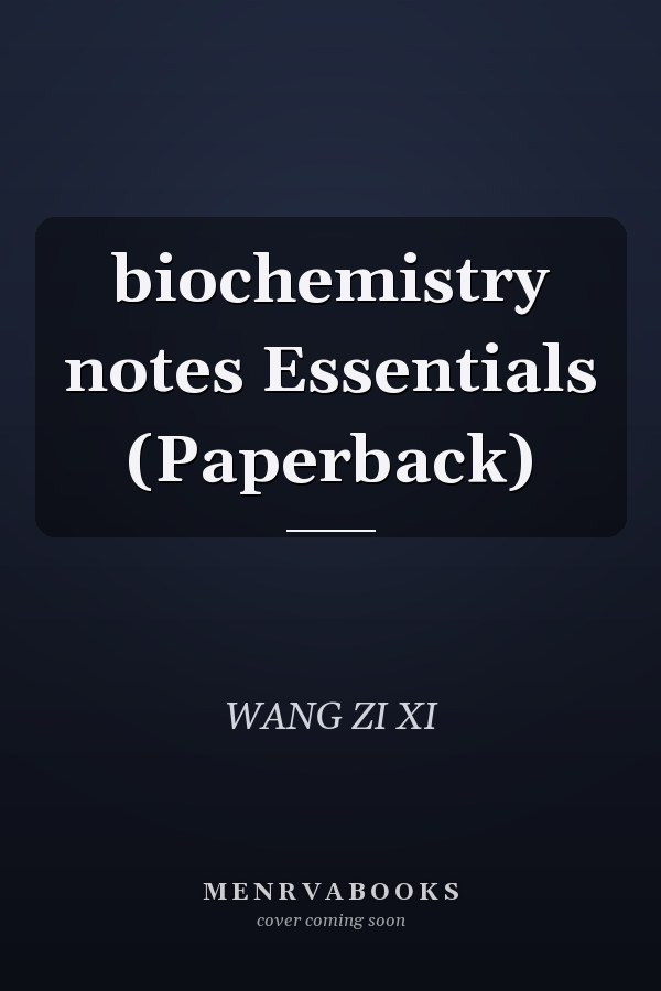biochemistry notes Essentials (Paperback)