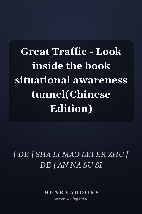 Great Traffic - Look inside the book situational awareness tunnel(Chinese Edition)
