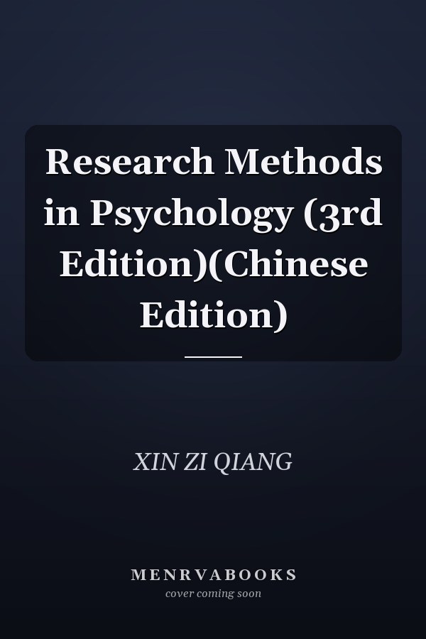 Research Methods in Psychology (3rd Edition)(Chinese Edition)