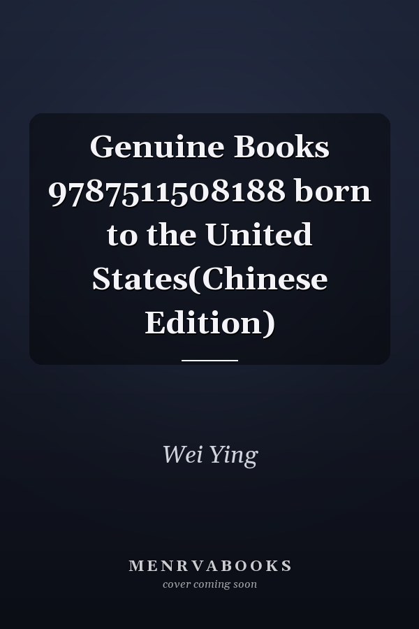 Genuine Books 9787511508188 born to the United States(Chinese Edition)