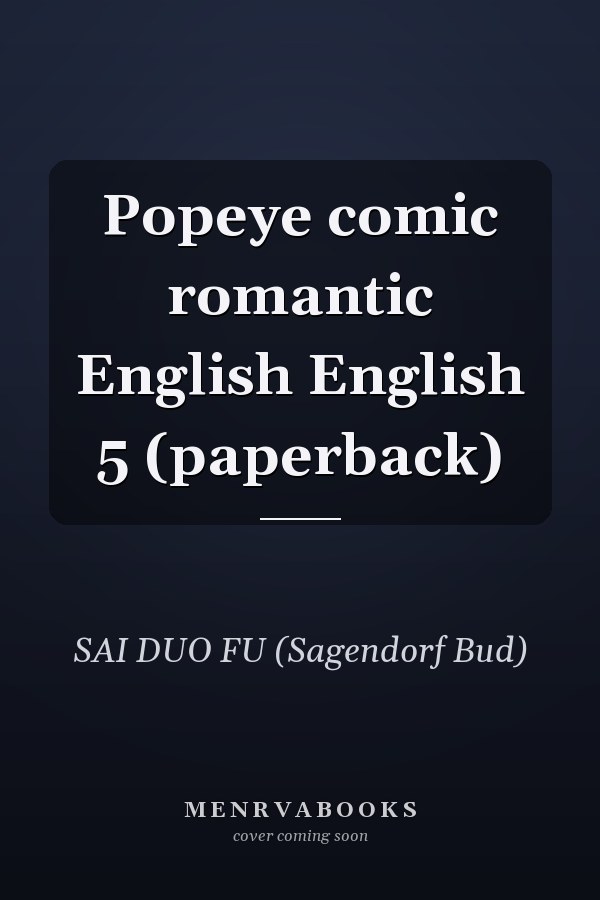Popeye comic romantic English English 5 (paperback)