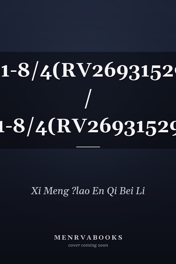 /Op.8/1-8/4(RV269315293297) / Op.8/1-8/4(RV269315293297) 