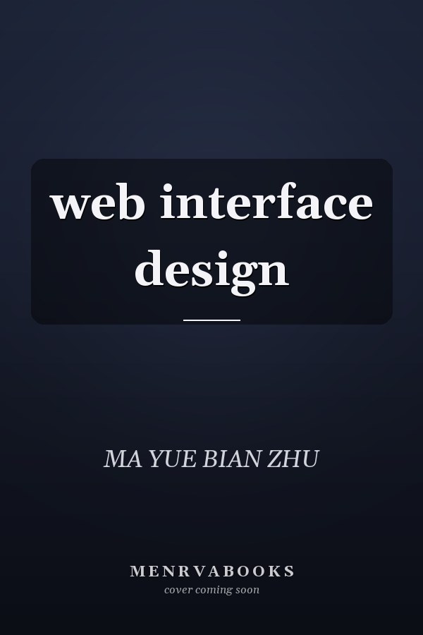 web interface design