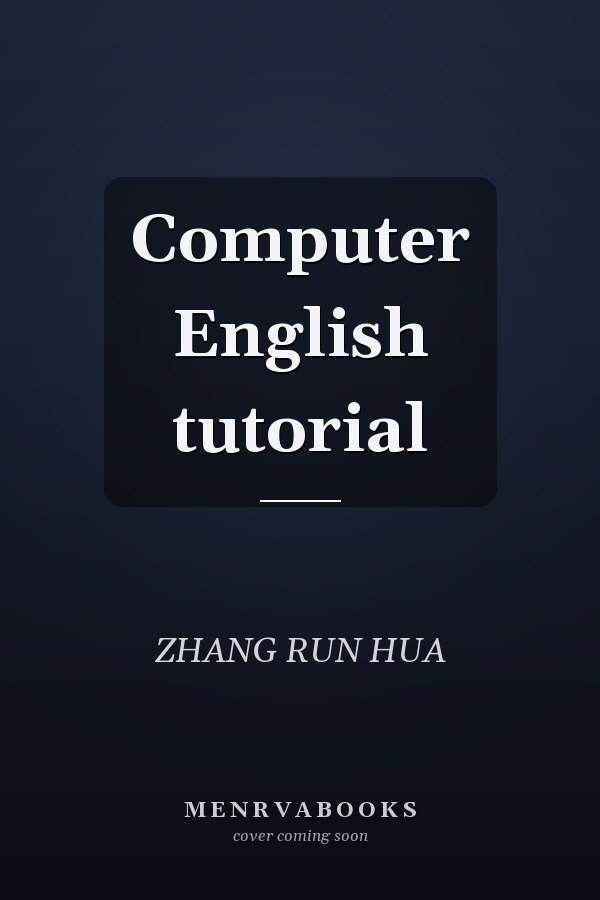 Computer English tutorial