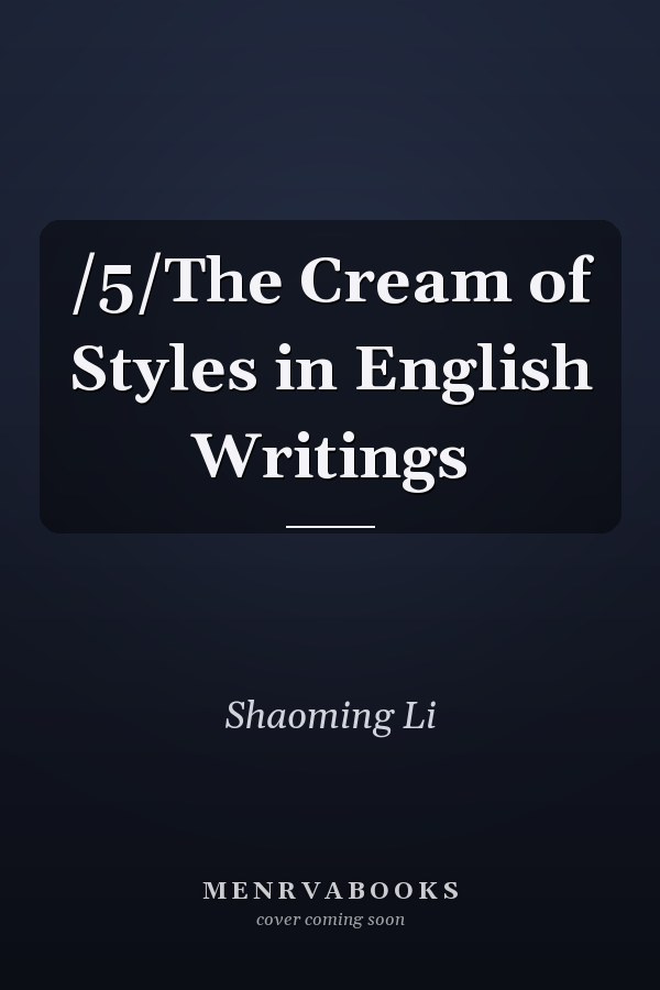 /5/The Cream of Styles in English Writings