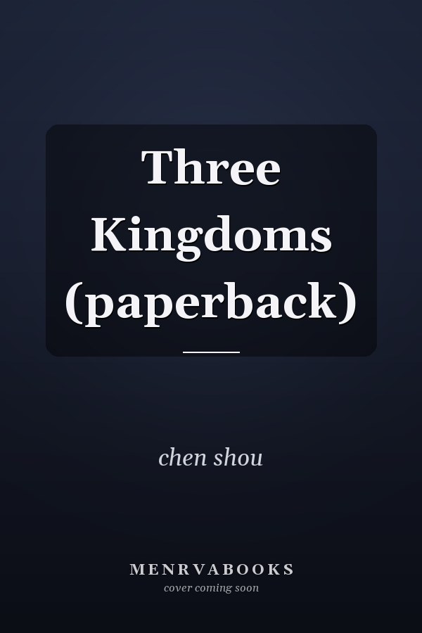 Three Kingdoms (paperback)
