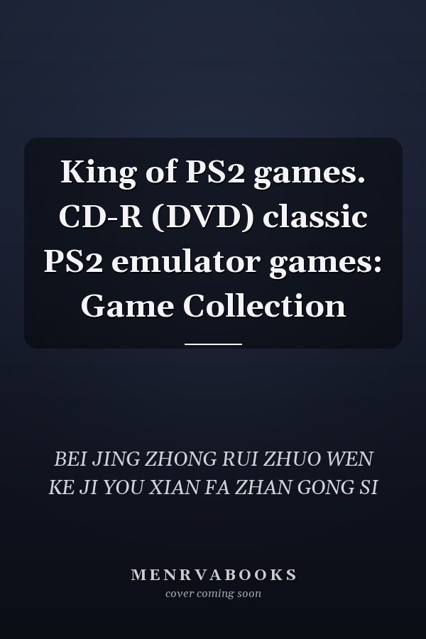 King of PS2 games. CD-R (DVD) classic PS2 emulator games: Game Collection