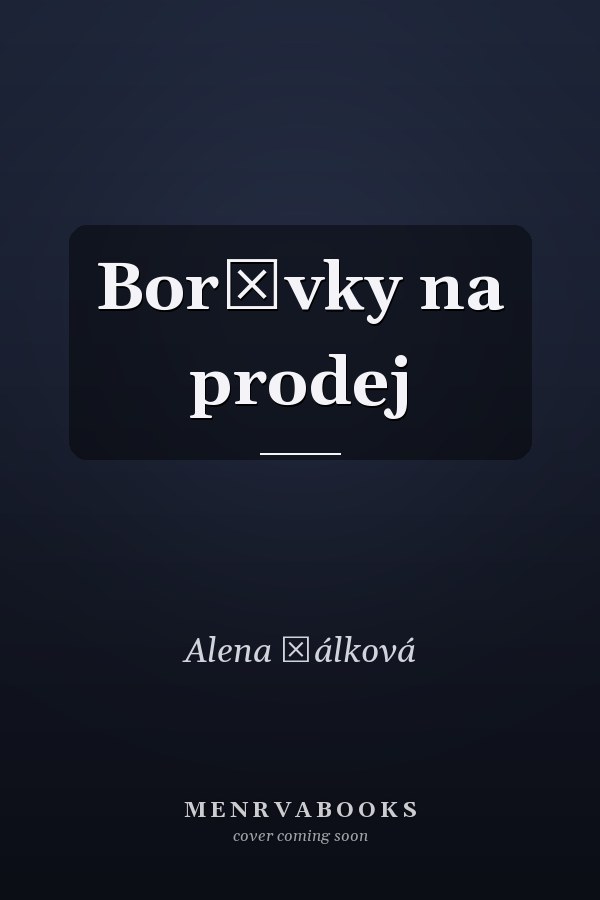 Borůvky na prodej