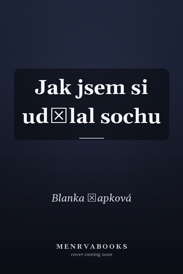 Jak jsem si udělal sochu