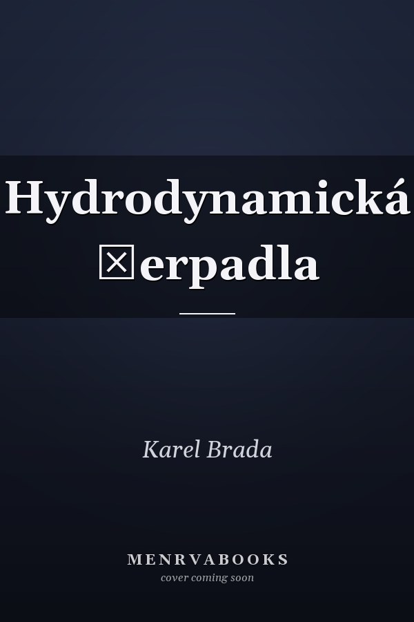 Hydrodynamická čerpadla