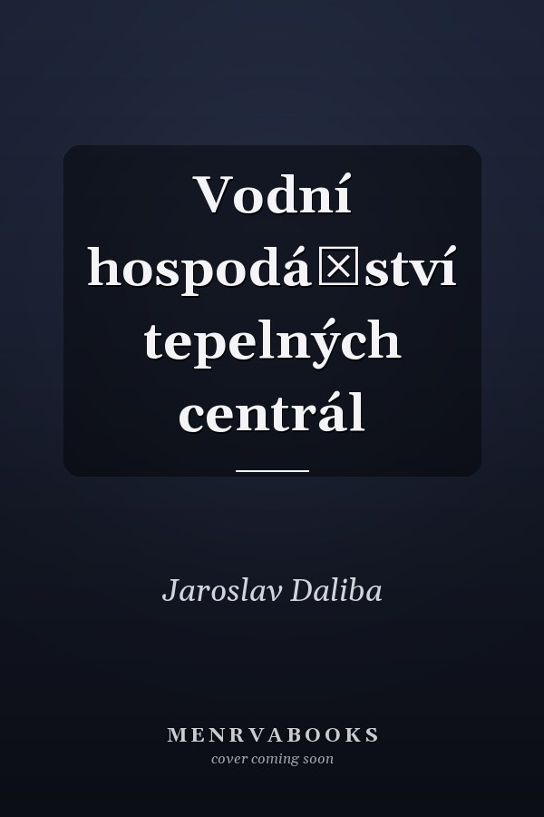 Vodní hospodářství tepelných centrál