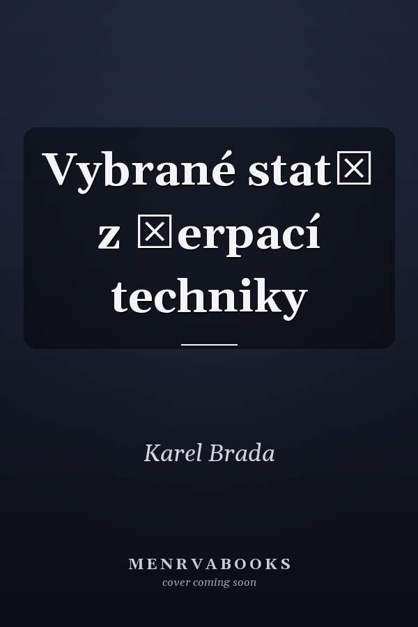 Vybrané statě z čerpací techniky