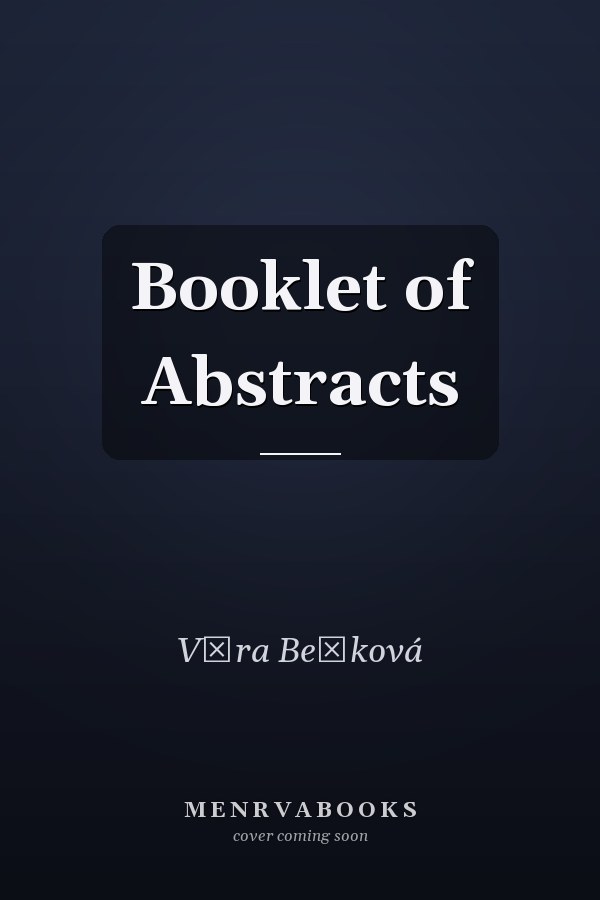 Booklet of Abstracts