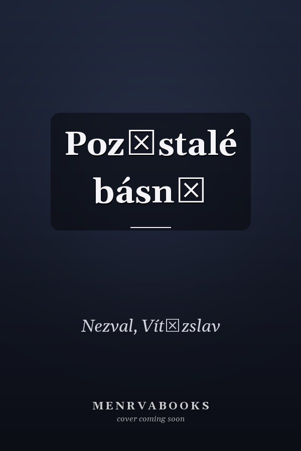 Pozůstalé básně
