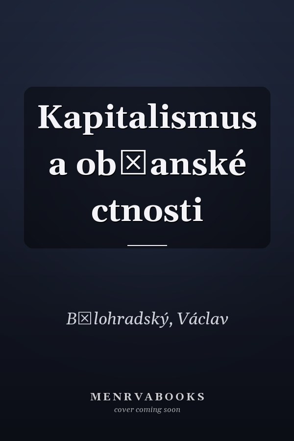 Kapitalismus a občanské ctnosti