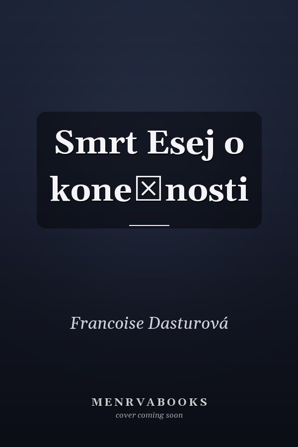 Smrt Esej o konečnosti
