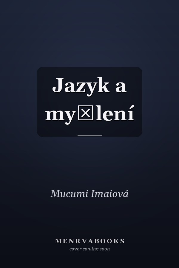 Jazyk a myšlení