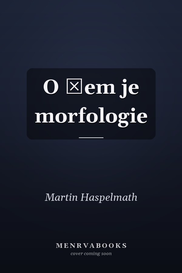 O čem je morfologie