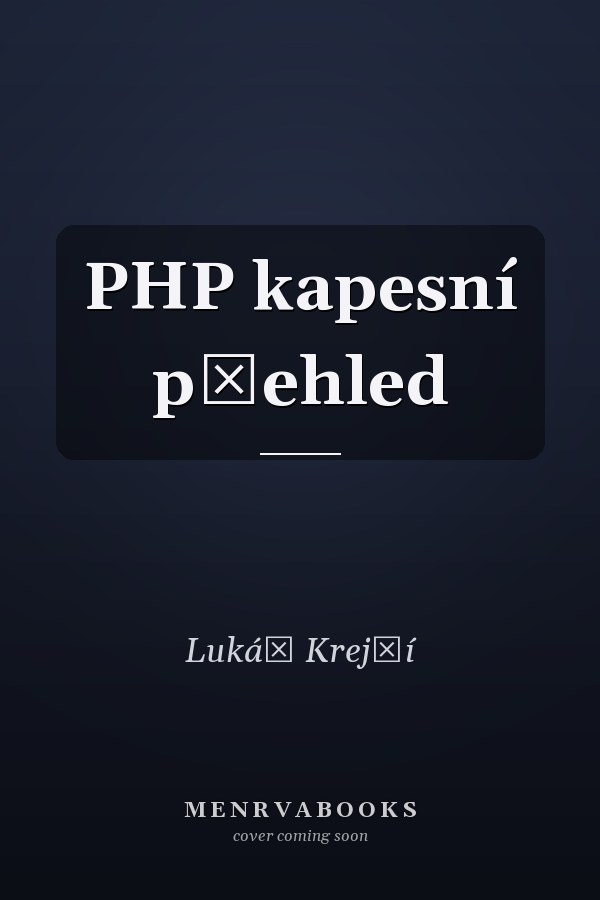 PHP kapesní přehled
