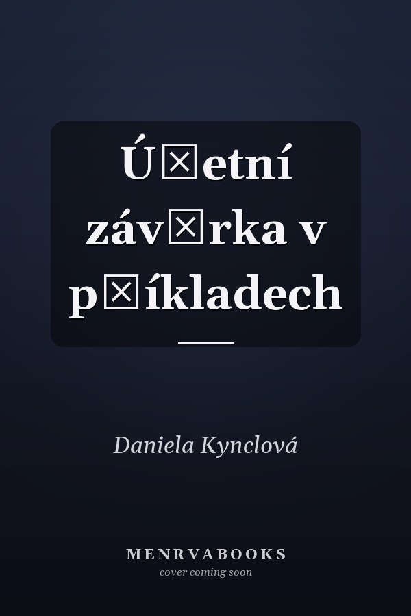 Účetní závěrka v příkladech
