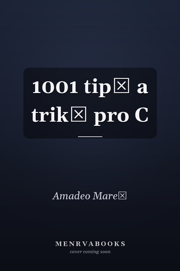 1001 tipů a triků pro C