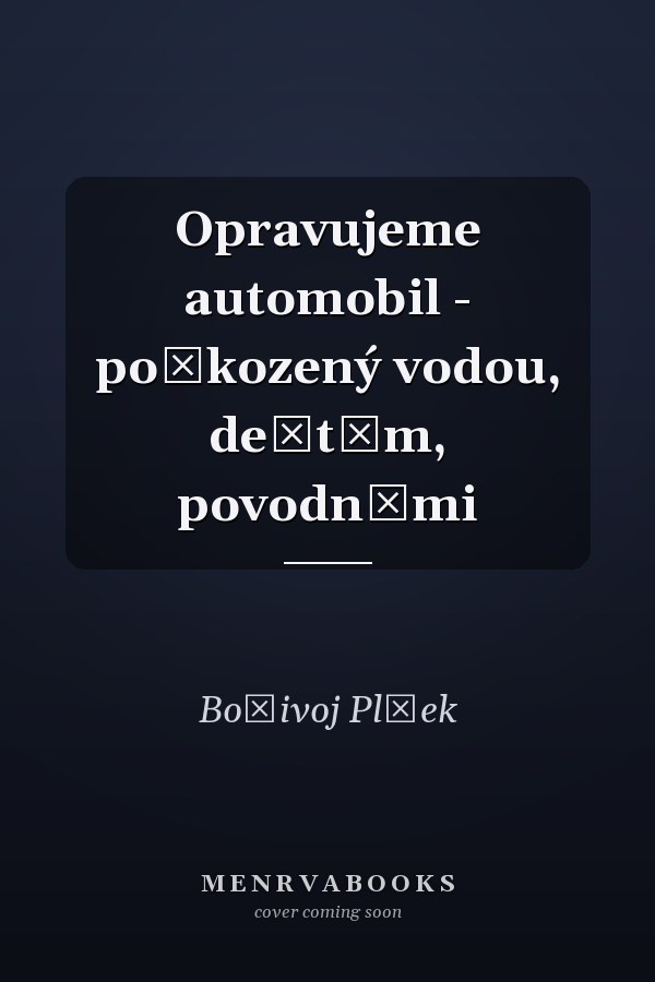 Opravujeme automobil - poškozený vodou, deštěm, povodněmi